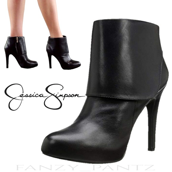 Jessica Simpson Shoes - Jessica Simpson ankle boot 'Addey' 7.5 folded cuff